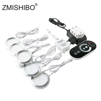 ZMISHIBO Dimmable Surface Mounted Down light 6 Lamps With Controller 3W 110V-220V Silver Round Spot Led Cabinet Display Lighting
ZMISHIBO Dimmable Surface Mounted Down light 6 Lamps With Controller 3W 110V-220V Silver Round Spot Led Cabinet Display Lighting