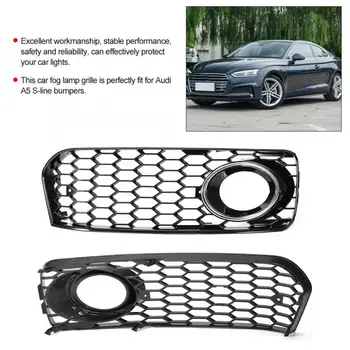 2pcs Car Fog Light Chromium Styling Lamp Cover Hex Front Grille Fit for Audi A5 S-Line/S5 B8 RS5 2008-2012 Car-styling
2pcs Car Fog Light Chromium Styling Lamp Cover Hex Front Grille Fit for Audi A5 S-Line/S5 B8 RS5 2008-2012 Car-styling