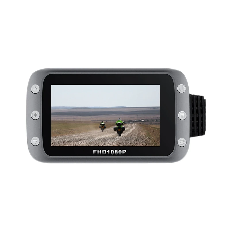 HD Front and Rear 1080P Lens with Wifi Motorcycle Locomotive Driving Recorder GPS Driving Recorder