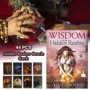 Wisdom of the Hidden Realms Oracle Cards: A 44-Card Deck and Guidebook Cards Board Divination Reading Love Moon Beginners Reid
Wisdom of the Hidden Realms Oracle Cards: A 44-Card Deck and Guidebook Cards Board Divination Reading Love Moon Beginners Reid