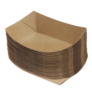 50pcs Ship Shape Restaurant Take Out Box Containers Easy Fold Box Kraft Paper Box Lunch Salad Carton Party Supplies Package Food
50pcs Ship Shape Restaurant Take Out Box Containers Easy Fold Box Kraft Paper Box Lunch Salad Carton Party Supplies Package Food