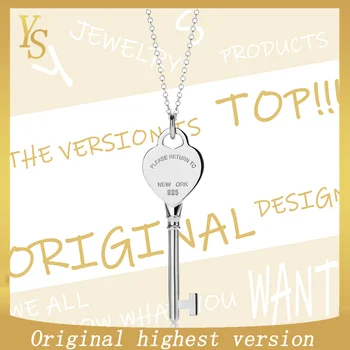 YS 100% S925 Pendants High Quality High Quality Original TIF 2020 New "Heart Shape Key" Pendants
YS 100% S925 Pendants High Quality High Quality Original TIF 2020 New "Heart Shape Key" Pendants