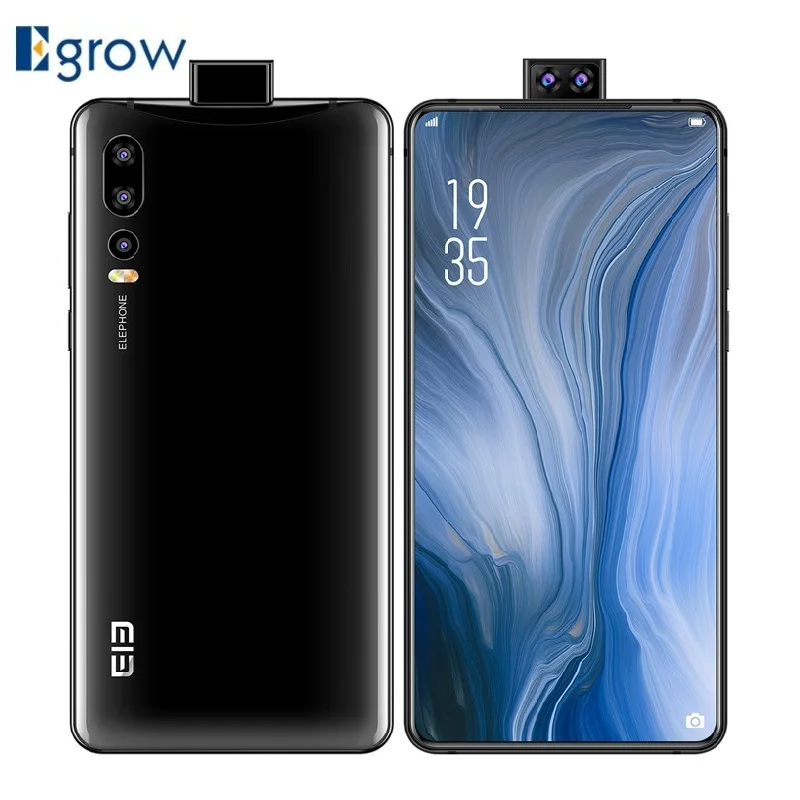 Elephone U2 Pop Up Camera Mobile phone 4G/6GB 64G/128G Face ID Side Fingerprint Android 9.0 MT6771T 6.26" FHD+ 4G Smartphone
Elephone U2 Pop Up Camera Mobile phone 4G/6GB 64G/128G Face ID Side Fingerprint Android 9.0 MT6771T 6.26" FHD+ 4G Smartphone
