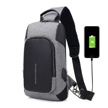 Multifunction Men Crossbody Bags USB Charging Chest Pack Short Trip Messengers Chest Bag Repellent Boys Shoulder Bag Male 2020
Multifunction Men Crossbody Bags USB Charging Chest Pack Short Trip Messengers Chest Bag Repellent Boys Shoulder Bag Male 2020