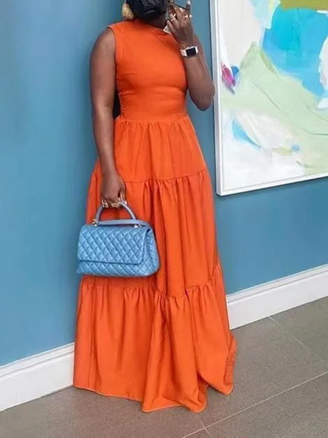 Summer Dresses for Women African Ladies Dress Sleeveless Evening Gowns Elegant Outfit Party Clothing African Dress Women
Summer Dresses for Women African Ladies Dress Sleeveless Evening Gowns Elegant Outfit Party Clothing African Dress Women