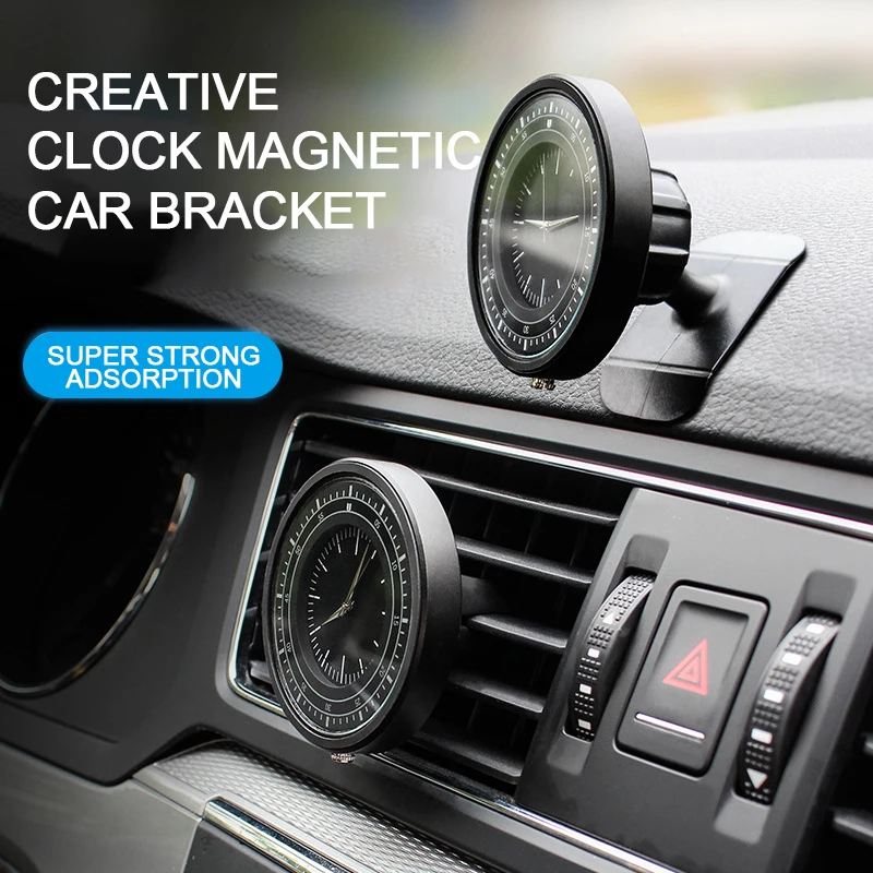 New Designer Strong Magnetic Clock Mobile Phone Bracket Clock Magnet Adsorption Car Mobile Navigation Bracket
New Designer Strong Magnetic Clock Mobile Phone Bracket Clock Magnet Adsorption Car Mobile Navigation Bracket