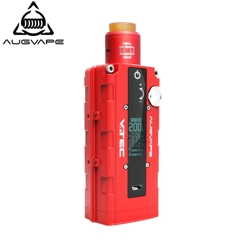 Электронная сигарета Augvape VTEC1.8 с атомайзером 200 Вт смарт-испаритель OLED дисплеем |