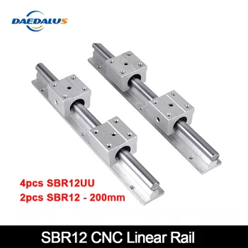 2pcs 12mm Linear Rail SBR12 200mm Linear Guide + 4pcs SBR12UU Linear Motion Ball Bearing Blocks For CNC Linear Shaft Tools
2pcs 12mm Linear Rail SBR12 200mm Linear Guide + 4pcs SBR12UU Linear Motion Ball Bearing Blocks For CNC Linear Shaft Tools