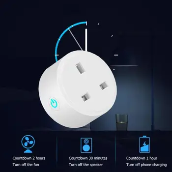 WiFi Smart Socket EU Plug Wireless Remote Socket Adapter Multilingual APP Remote Control
WiFi Smart Socket EU Plug Wireless Remote Socket Adapter Multilingual APP Remote Control