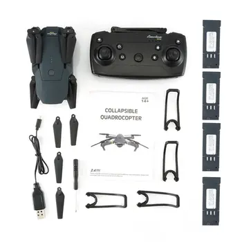 LX808 2.4Ghz WIFI FPV Foldable RC Drone With Wide Angle 720P Camera Altitude Hold Headless Mode RC Model Aircraft RTF
LX808 2.4Ghz WIFI FPV Foldable RC Drone With Wide Angle 720P Camera Altitude Hold Headless Mode RC Model Aircraft RTF