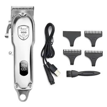 Electric Hair Clipper Portable Barber Trimmer Rechargeable Cordless Haircut Machine LCD Screen Battery Power Display equipment
Electric Hair Clipper Portable Barber Trimmer Rechargeable Cordless Haircut Machine LCD Screen Battery Power Display equipment