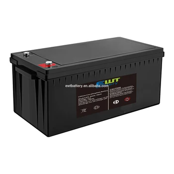 Deep cycle Rechargeable Lifepo4 12v solar battery 200Ah for solar energy storage
Deep cycle Rechargeable Lifepo4 12v solar battery 200Ah for solar energy storage