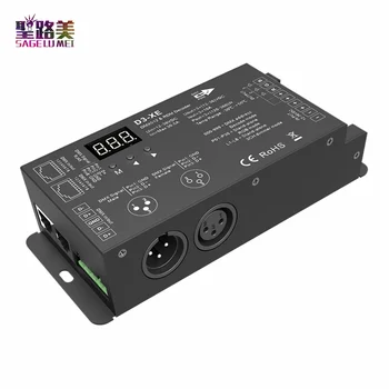 3CH D3-XE DMX Decoder Controller PWM Flicker Free Smooth Dimming 12V-36V Digital Display 2000Hz 500HZ for RGB LED Lights 10A/CH
3CH D3-XE DMX Decoder Controller PWM Flicker Free Smooth Dimming 12V-36V Digital Display 2000Hz 500HZ for RGB LED Lights 10A/CH