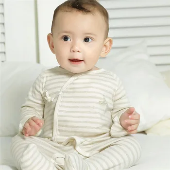 COBROO Baby Boy Footed Sleeper with Mittens 100% Cotton Striped Baby Boy Pajamas 0-3 Months 
COBROO Baby Boy Footed Sleeper with Mittens 100% Cotton Striped Baby Boy Pajamas 0-3 Months