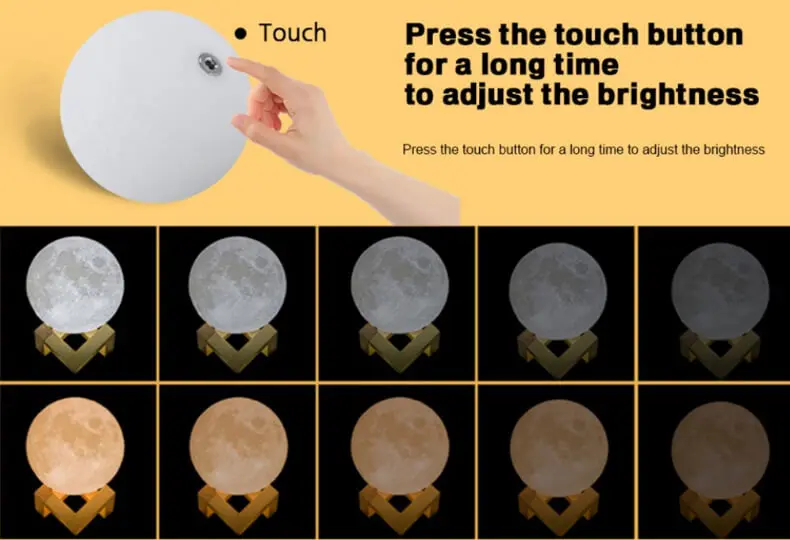 Moon Planetarium Lamp USB 3D Light Fixtures For Kids Bedroom Decoration 4 Moon Planetarium Lamp USB 3D Light Fixtures For Kids Bedroom Decoration 9