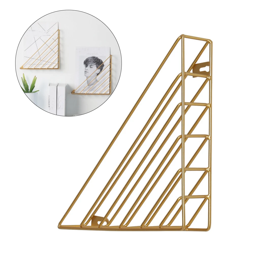 Creative Nordic Iron Wall Mounted Storage Rack Magazine Book Rack Multifunctional Triangle Display Stand Office Decorative Rack
Creative Nordic Iron Wall Mounted Storage Rack Magazine Book Rack Multifunctional Triangle Display Stand Office Decorative Rack