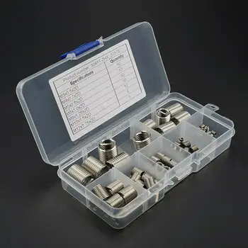 60Pcs Stripped Thread Rethread Helicoil Repair Insert Kit Set Metric M3-M12 Kit Easy To Install
60Pcs Stripped Thread Rethread Helicoil Repair Insert Kit Set Metric M3-M12 Kit Easy To Install