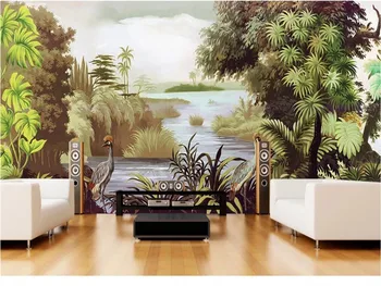 XUE SU Customized large mural wallpaper European retro hand-painted rainforest flamingo pastoral background wall covering
XUE SU Customized large mural wallpaper European retro hand-painted rainforest flamingo pastoral background wall covering