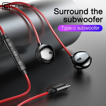 CAFELE USB Type C In-Ear Earphone with Microphone 4D Stereo Heavy Bass Sound Wired Control Earphones for Xiaomi Samsung Huawei
CAFELE USB Type C In-Ear Earphone with Microphone 4D Stereo Heavy Bass Sound Wired Control Earphones for Xiaomi Samsung Huawei