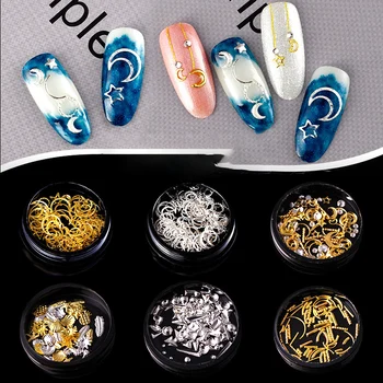 1 Box Moon Stars Nail Art Rivets Stud Multi Mental Decals DIY Tips Manicure Charms UV Gel 3D Nail Decorations Perfect Nailart
1 Box Moon Stars Nail Art Rivets Stud Multi Mental Decals DIY Tips Manicure Charms UV Gel 3D Nail Decorations Perfect Nailart