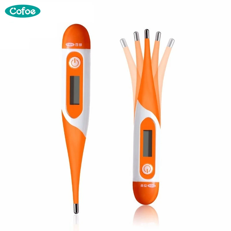 Cofoe Electronic Digital Thermometer Soft Head Armpit Mouth Temperature Measurement LCD Temperature Tester for Children Adults
Cofoe Electronic Digital Thermometer Soft Head Armpit Mouth Temperature Measurement LCD Temperature Tester for Children Adults