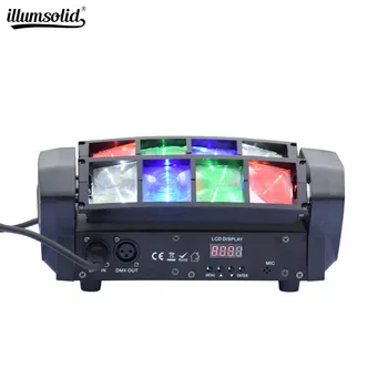 stage 8X6W Mini LED Spider Light DMX512 LED Moving Head Light RGBW LED Beam light Club Dj Disco projector
stage 8X6W Mini LED Spider Light DMX512 LED Moving Head Light RGBW LED Beam light Club Dj Disco projector