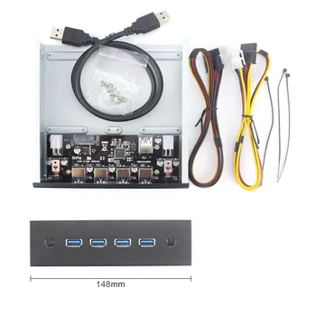 Chenyang Front Panel USB 3.0 HUB 4 Ports & Two Switch to 20Pin Cable for 5.25" CD-ROM Bay
Chenyang Front Panel USB 3.0 HUB 4 Ports & Two Switch to 20Pin Cable for 5.25" CD-ROM Bay