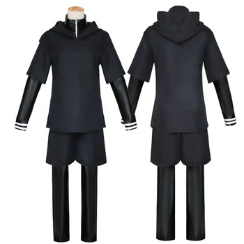 Japanese Anime Tokyo Ghoul Cosplay Costumes Kaneki Ken Cosplay Costumes Hoodie Jackets Black Fight Uniform Full Set With Mask
Japanese Anime Tokyo Ghoul Cosplay Costumes Kaneki Ken Cosplay Costumes Hoodie Jackets Black Fight Uniform Full Set With Mask