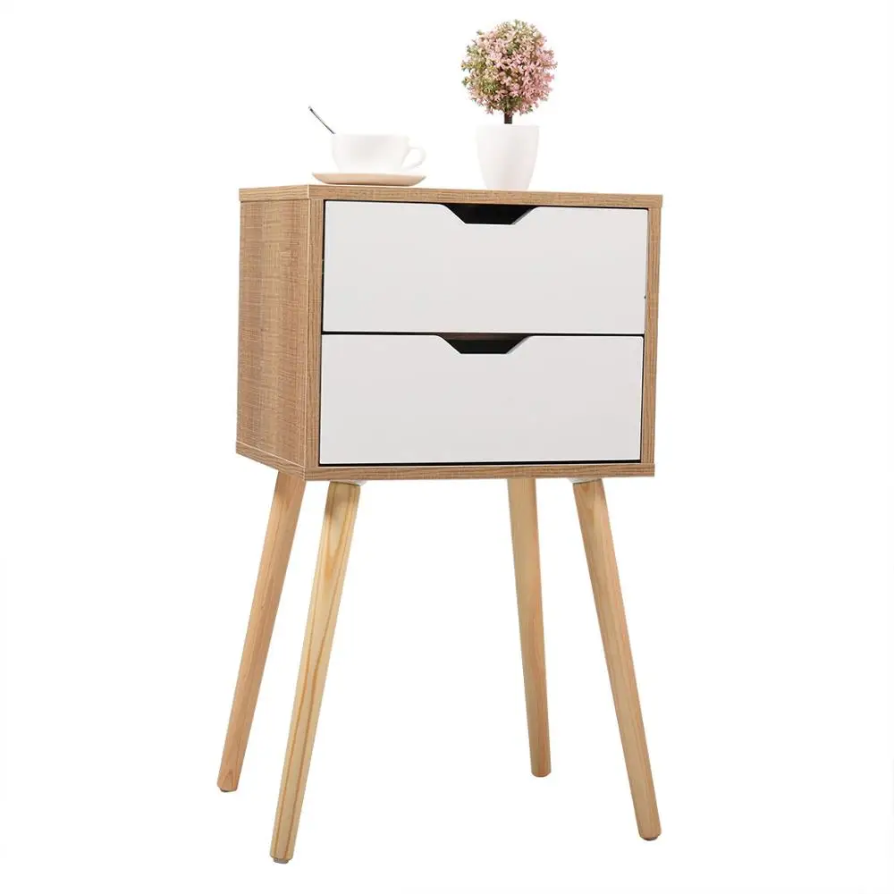 One White End Table Nightstand Storage Wood Bedroom Table 2 Drawers Durable Sturdy Nightstand Fashion Business Style JJ0011
One White End Table Nightstand Storage Wood Bedroom Table 2 Drawers Durable Sturdy Nightstand Fashion Business Style JJ0011