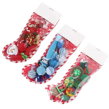 Christmas Combo Set Pet Cat Toy PE Socks Packaging Mint Toy Funny Cat Interactive Toy Set
Christmas Combo Set Pet Cat Toy PE Socks Packaging Mint Toy Funny Cat Interactive Toy Set