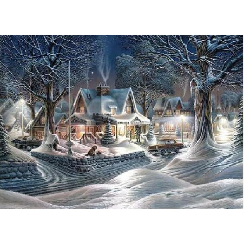 snow-covered landscape.Hand Made Paint High Quality Canvas Beautiful Painting By Numbers Surprise Gift Great Accomplishment
snow-covered landscape.Hand Made Paint High Quality Canvas Beautiful Painting By Numbers Surprise Gift Great Accomplishment