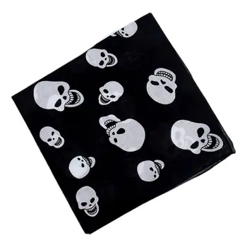 54x54cm Unisex Skull Theme Colorful Cotton Fabric Square Bandanas Graphic Print Gothic Scarf Sport Hip-Hop Wristband Hair Wrap
54x54cm Unisex Skull Theme Colorful Cotton Fabric Square Bandanas Graphic Print Gothic Scarf Sport Hip-Hop Wristband Hair Wrap