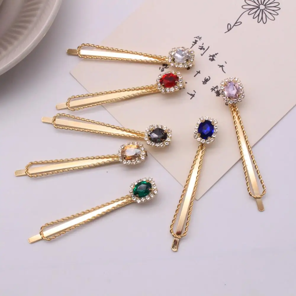 Korean Version Of Spring And Summer Rhinestone Hairpin All-match Small And Exquisite One-word Clip Hair Accessories
Korean Version Of Spring And Summer Rhinestone Hairpin All-match Small And Exquisite One-word Clip Hair Accessories