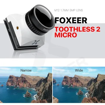 Foxeer Toothless 2 Micro M12 CMOS 1.7mm Lens 1200TVL FPV Camera OSD 4.6-20V Natural Image F405 AIO F722 Dual FC Full Weather Cam 
Foxeer Toothless 2 Micro M12 CMOS 1.7mm Lens 1200TVL FPV Camera OSD 4.6-20V Natural Image F405 AIO F722 Dual FC Full Weather Cam