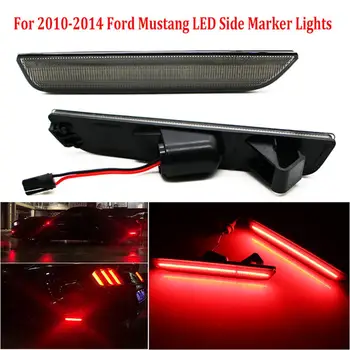 2pcs Car LED Side Marker Lights Smoked Lens Rear Parking Lamp For Ford Mustang 2010-2014 Always on Red Led Light for cars
2pcs Car LED Side Marker Lights Smoked Lens Rear Parking Lamp For Ford Mustang 2010-2014 Always on Red Led Light for cars