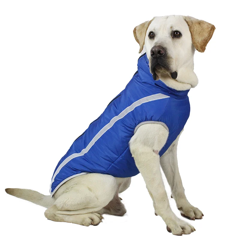 

Waterproof Dog Clothes for Large Dogs Winter Warm Big Dog Jackets Padded Fleece Pet Coat Safety Reflective Design Dog Clothing
