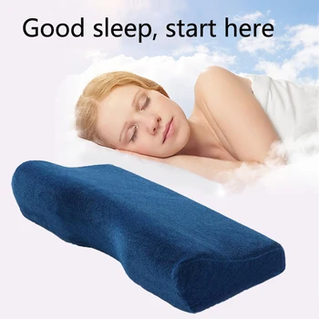 Memory Foam Pillow Cervical Pillow Butterfly Shaped with Six Magnetic Points Therapy Neck Protection Pillow Size In 50*30CM 
Memory Foam Pillow Cervical Pillow Butterfly Shaped with Six Magnetic Points Therapy Neck Protection Pillow Size In 50*30CM
