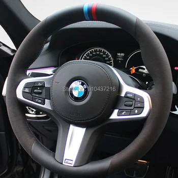 For BMW 730 740Li 745 760 M3 X4 M6 DIY Black Perforated Suede Leather Hand sewing Steering Wheel Wrap Cover
For BMW 730 740Li 745 760 M3 X4 M6 DIY Black Perforated Suede Leather Hand sewing Steering Wheel Wrap Cover