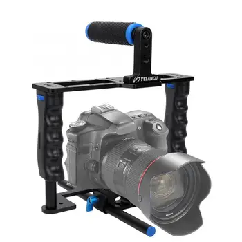 YELANGU C2 DSLR Camera Mount with Top Handle Grip Photo Studio Kit Rabbit Cage Stabilizer Camera Grip
YELANGU C2 DSLR Camera Mount with Top Handle Grip Photo Studio Kit Rabbit Cage Stabilizer Camera Grip