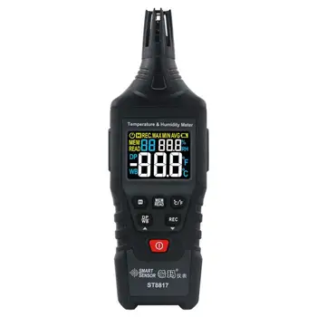 SmartSensor Digital Temperature Humidity Meter Hygrometer High Accuracy Home Indoor Outdoor Thermometer Gauge Pyrometers Tester
SmartSensor Digital Temperature Humidity Meter Hygrometer High Accuracy Home Indoor Outdoor Thermometer Gauge Pyrometers Tester