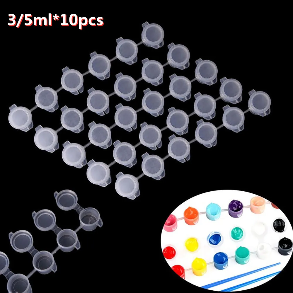 10 Strips 60 Pots Empty Paint Strips Mini Paint Box Pod Art Crafts Plastic Storage Container Pigment Container Drawing Accessory
10 Strips 60 Pots Empty Paint Strips Mini Paint Box Pod Art Crafts Plastic Storage Container Pigment Container Drawing Accessory