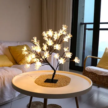 Hot European Plug-In 48 Creative LED Light Fiber Optic Tree Light Copper Wire Tree Branch Table Lamp Home Bedroom Decorations
Hot European Plug-In 48 Creative LED Light Fiber Optic Tree Light Copper Wire Tree Branch Table Lamp Home Bedroom Decorations