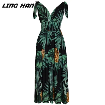 LINGHAN Designer Women 2020 Spring Summer Flower Print Sleeveless Sexy V-neck Stap Dress Lady Dresses Vestidos Robe Femme
LINGHAN Designer Women 2020 Spring Summer Flower Print Sleeveless Sexy V-neck Stap Dress Lady Dresses Vestidos Robe Femme