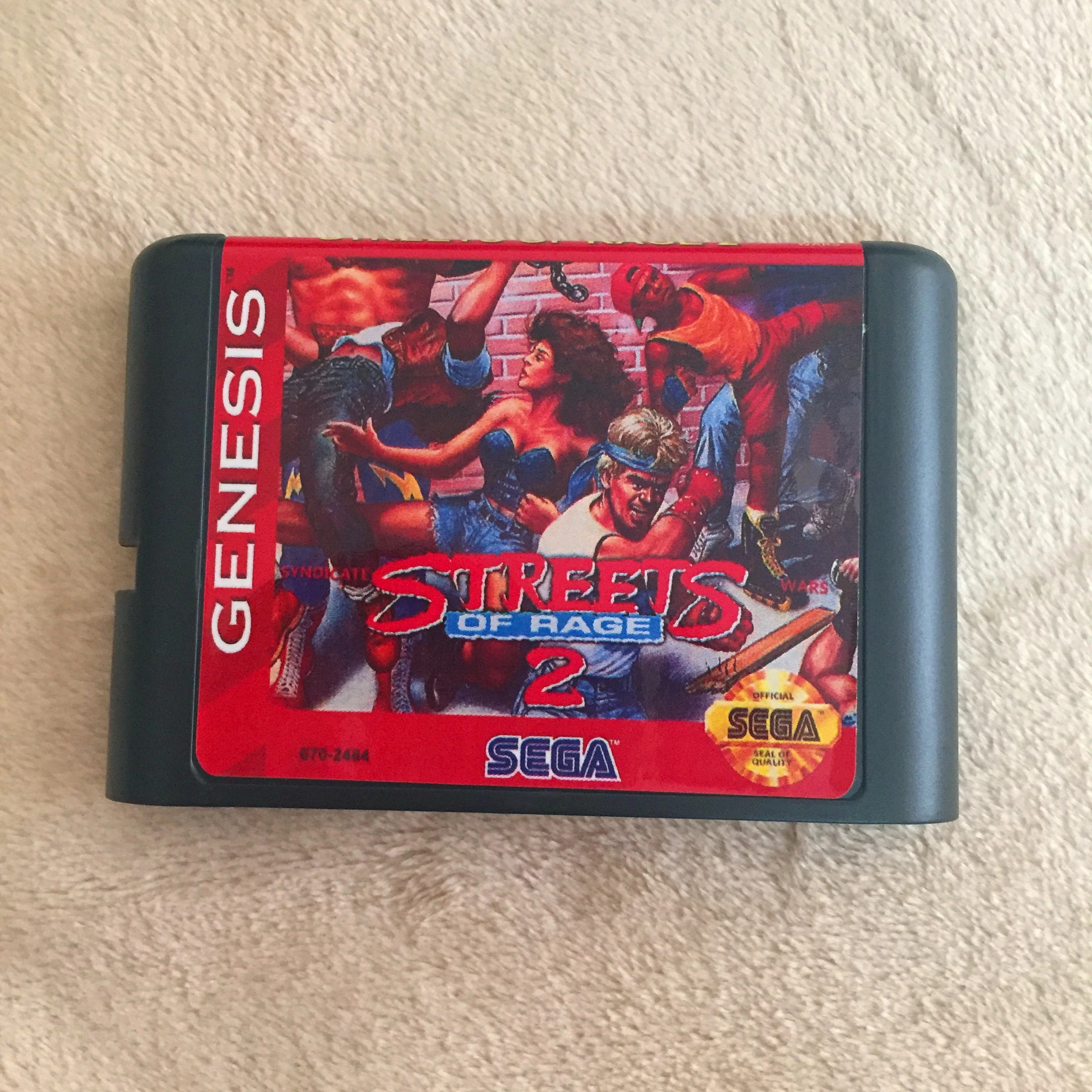 Streets Of Rage 2 16 bit MD Game Card For Sega Mega Drive For Genesis