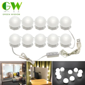 Makeup Mirror Vanity LED Bulb Kit USB Charging 4/10 Bulbs Cosmetic Mirror Light with Switch Brightness Adjustable Makeup Lights
Makeup Mirror Vanity LED Bulb Kit USB Charging 4/10 Bulbs Cosmetic Mirror Light with Switch Brightness Adjustable Makeup Lights