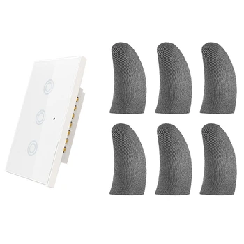 1pcs Remote Control Smart Wifi Wall Light Switch US Plug & 6pcs Finger Sleeves for Gaming Mobile Game
1pcs Remote Control Smart Wifi Wall Light Switch US Plug & 6pcs Finger Sleeves for Gaming Mobile Game