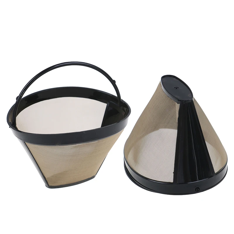 Reusable Basket Coffee Filter Washable Handle Coffee Filter Stainless Steel Refillable Gold Mesh Coffee Maker Machine Tool
Reusable Basket Coffee Filter Washable Handle Coffee Filter Stainless Steel Refillable Gold Mesh Coffee Maker Machine Tool