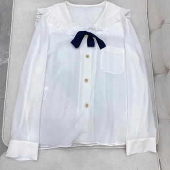 Women fashion white Shirt Blouse long sleeve boho top Lady Plain Casual Buttons Beach style femme
Women fashion white Shirt Blouse long sleeve boho top Lady Plain Casual Buttons Beach style femme