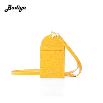 Mini Women ID Card Holder Wallet Crocodile Pattern Card Case Badge Retractable Neck Lanyard Bus ID Card for Schools Companies
Mini Women ID Card Holder Wallet Crocodile Pattern Card Case Badge Retractable Neck Lanyard Bus ID Card for Schools Companies