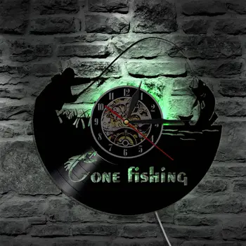 One Fishing LED Wall Clock Modern Design Classic CD Watch Retro Style 3D Decorative Hanging Vinyl Record Wall Clocks Home Decor
One Fishing LED Wall Clock Modern Design Classic CD Watch Retro Style 3D Decorative Hanging Vinyl Record Wall Clocks Home Decor